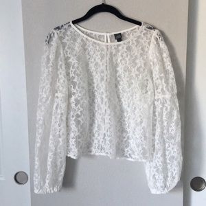 Wild Fable Lace Crop Top